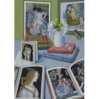 White Roses and Portraits