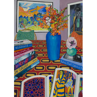 Montbretias and Books