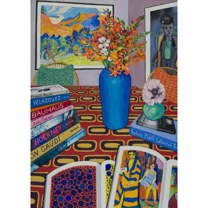 Montbretias and Books